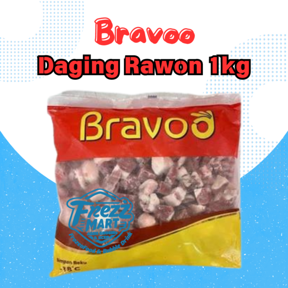 Bravoo Daging Rawon Sapi 1kg Pontianak