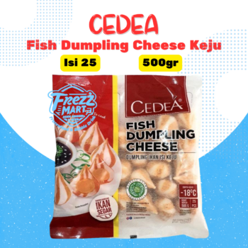 Cedea Fish Dumpling Cheese 500gr Dumpling Keju.