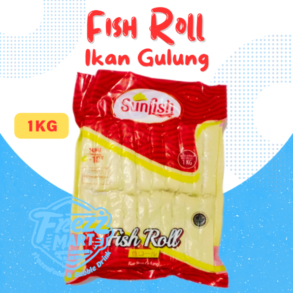 SunFish Fish Roll 1kg Ikan Gulung Beku