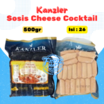 Kanzler Cheese Cocktail Sausage 500gr Sosis Ayam Frozen Beku Pontianak