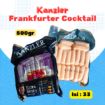 Kanzler Frankfurter Cocktail Sausage 500gr Sosis Ayam Frozen Beku Pontianak