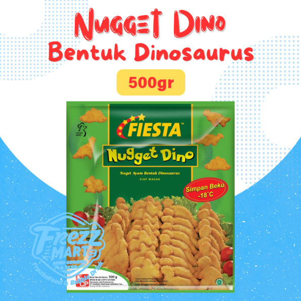 Fiesta Nugget Dino 500gr Naget Ayam Bentuk Dinosaurus