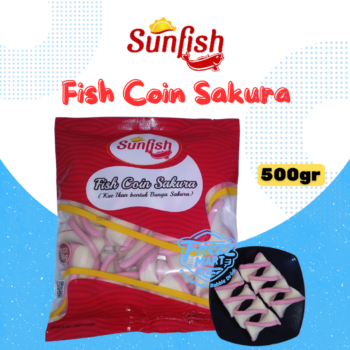 SunFish Fish Coin Sakura 500gr Kue Ikan Bunga Sakura