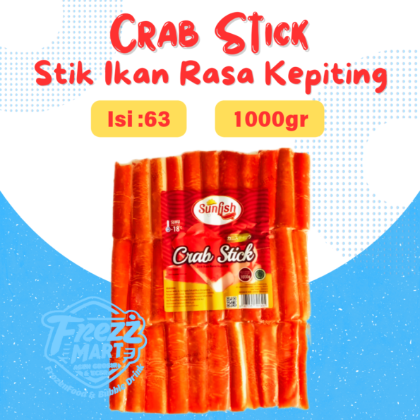 SunFish Crab Stick 1kg 1000gr Stik Kepiting