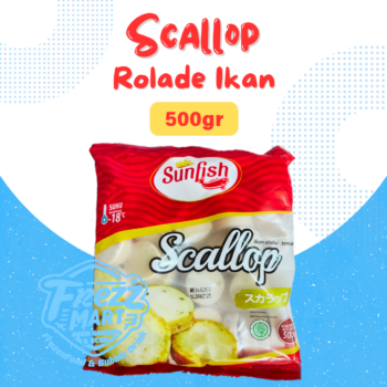 SunFish Scallop 500gr Rolade Ikan