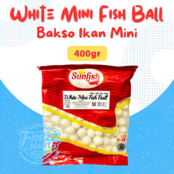 SunFish White Mini Fish Ball 400gr Bakso Ikan Mini Pontianak